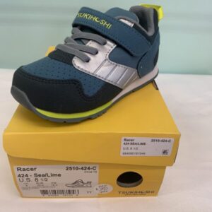 Shoes - Size 08.5 Toddler, Blue/Grey Racer (New)