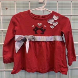 Size 18 Month - Red Minnie & Mickey Shirt
