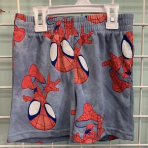 Size 5T - Blue/Red Spidey Short