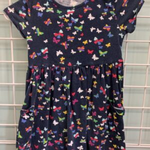 Size 6/6x - Blue Butterfly Dress