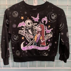 Size 7/8 - Black Jack & Sally Sweatshirt