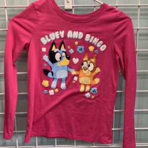 Size 8 - Pink Bluey Shirt