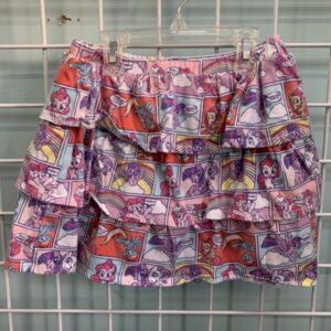 Size 10/12 - Purple/White My Little Pony Skirt