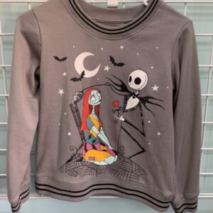 Size 10/12 - Grey Jack & Sally Sweatshirt