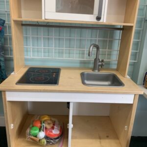 Toy: Wooden Play Kitchen (Missing Doors)