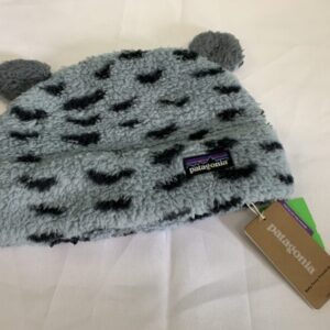 Winter Hat - Infant 12/24 Month, Blue Patagonia Bear (New)