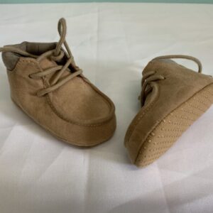 Shoes - Size 02 Infant,  6/12 Month, Brown Crib Shoe