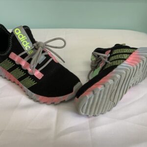 Shoes - Size 02.5 Youth, Black/Pink Adidas
