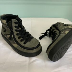 Shoes - Size 04 Youth, Green Camo Billy High Top