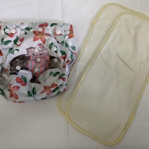 Cloth Diaper: Alva Baby Grow with Me Pocket in Bunny/Bear/Flowers