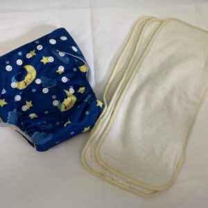 Cloth Diaper: Alva Baby Grow with Me Pocket in Moons