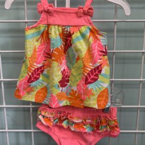 Size 03/06 Month - Pink Floral Set