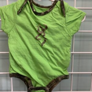 Size 06 Month - Green Deer Onesie