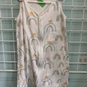 Size 06/12 Month - White Rainbow Sleep Sack