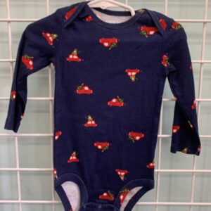 Size 12 Month - Blue Truck Onesie