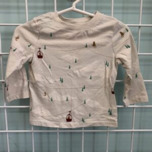 Size 12 Month - Cream Ski Shirt