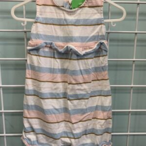 Size 18 Month -  White Stripe Romper