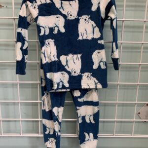 Size 18 Month - Blue Polar Bear PJ Set