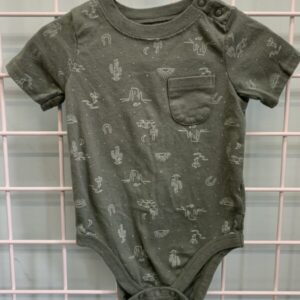 Size 18 Month - Green Cactus Onesie
