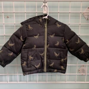 Size 18 Month - Black Dinosaur Jacket