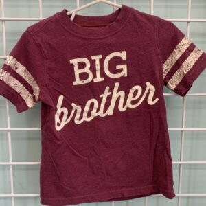Size 3T - Maroon Big Brother Shirt