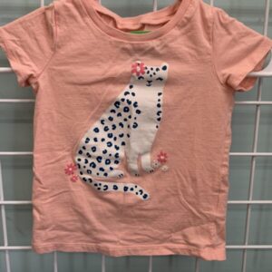 Size 4T - Pink Cheetah Shirt