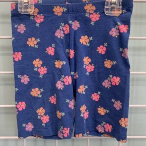 Size 5T - Blue Floral Playground Short