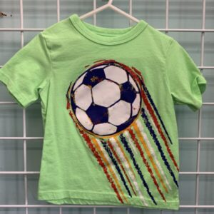 Size 3T - Green Soccer Shirt