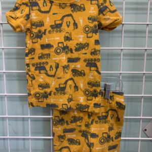 Size 4T - Yellow Construction PJ Set