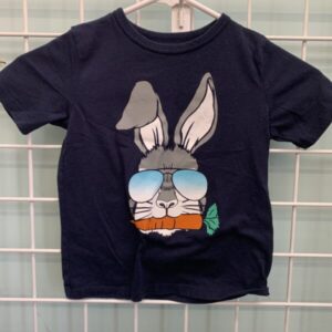 Size 4T - Blue Rabbit Shirt