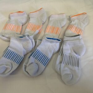 Socks - Preschool 4/6, White Ankle - 7 Pair