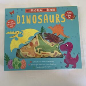 Board Book - Dinosaurs (12 Puzzle Pieces)