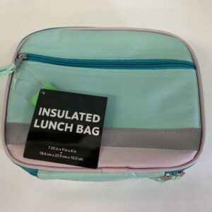 Gear: Green/Pink Insulated Lunch Box (New)