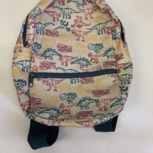 Backpack:  Cream Dinosaur Toddler Bag
