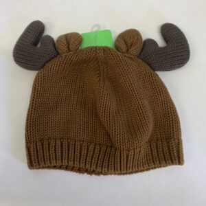 Winter Hat - Infant 18/24 Month, Brown Gap Moose