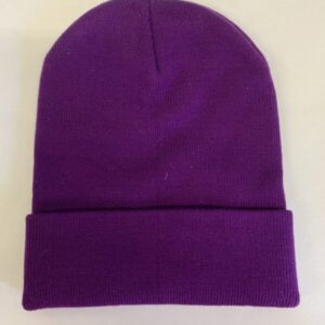 Winter Hat - Youth OSFM, Purple Beanie