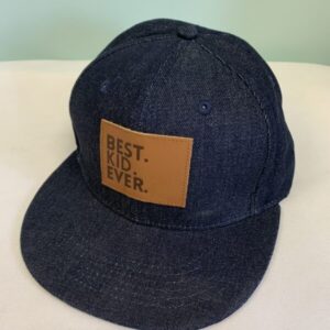 Hat - Youth Large, Blue Jean Best Kid Ever Snap Back Trucker Hat