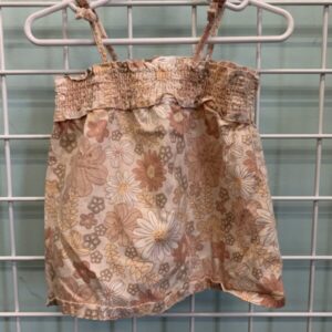 Size 24 Month - Pink Floral Little Co Tank Top