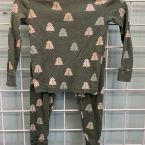 Size 3T - Green Tree Little Co PJ Set