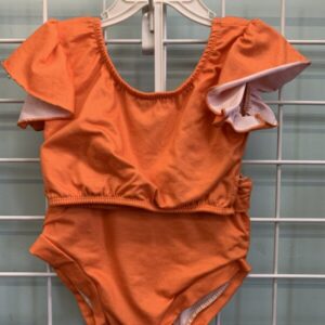 Size 7/8 - Orange ISP Dance Wear Set