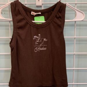 Size 7/8 - Brown Rodeo Tank Top