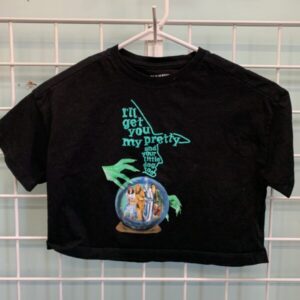Size 8 - Black Wizard of Oz Crop Top