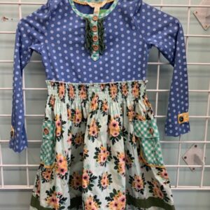 Size 6 - Blue/Green Matilda Jane Dress