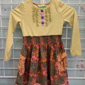 Size 6 - Green/Orange Matilda Jane Dress