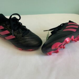 Cleat - 11 Toddler, Black/Pink Adidas