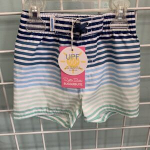 Size 18/24 Month - Blue Stripe Rugged Butt Swim Trunk (New)