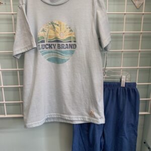 Size 10/12 - Blue Lucky Brand PJ Set