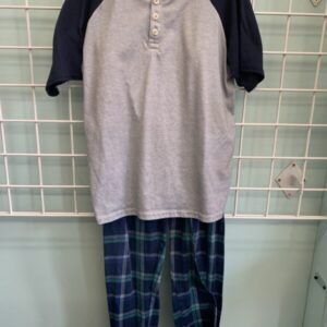 Size 10/12 - Blue/Grey PJ Set