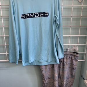 Size 10/12 - Blue/Grey Shark Spyder Swim Set