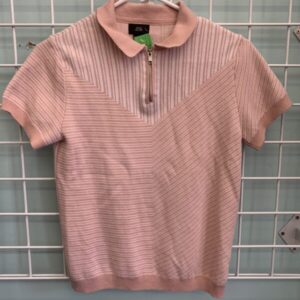 Size 11/12 - Pink/White Polo Shirt